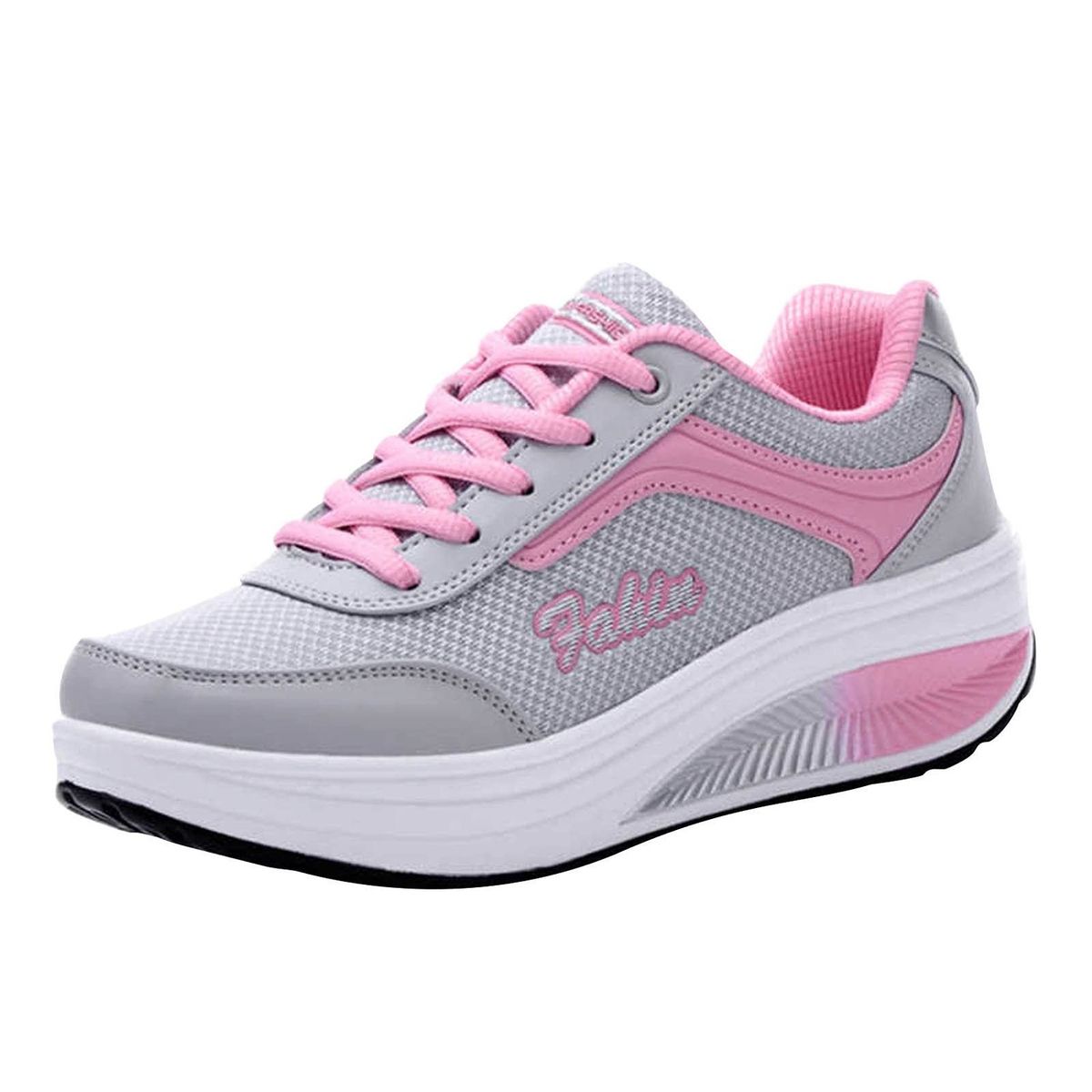 TIOZONEY - Zapatillas casuales para Mujer -Rosa