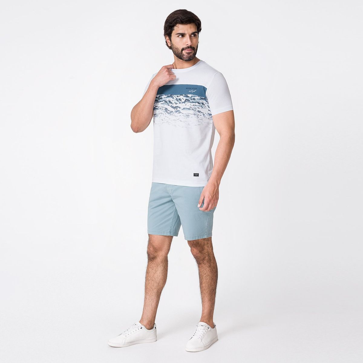 PIONIER - Bermuda Drill Stretch Renatho Pionier