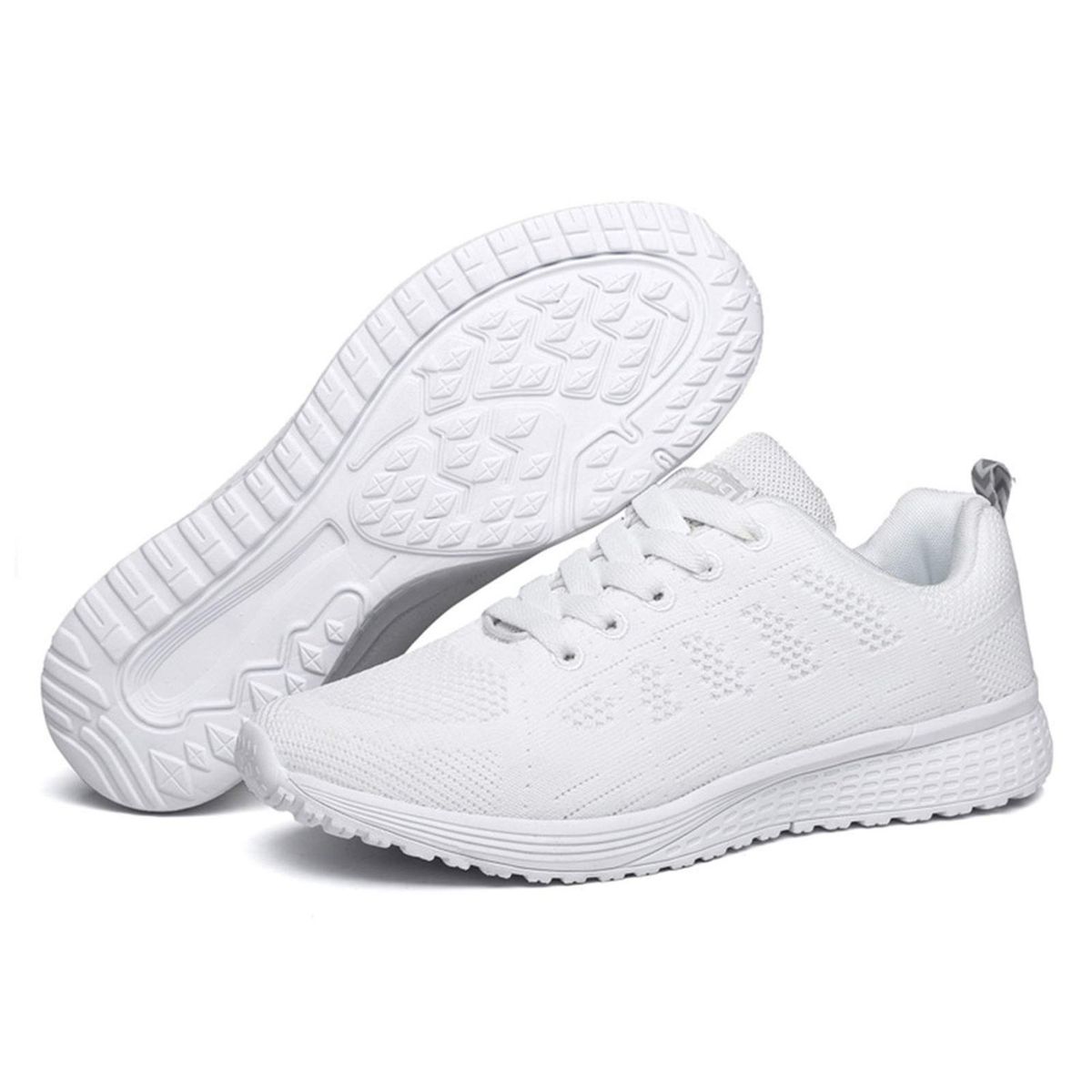 TIOZONEY - Zapatillas casuales para Mujer - Blanco