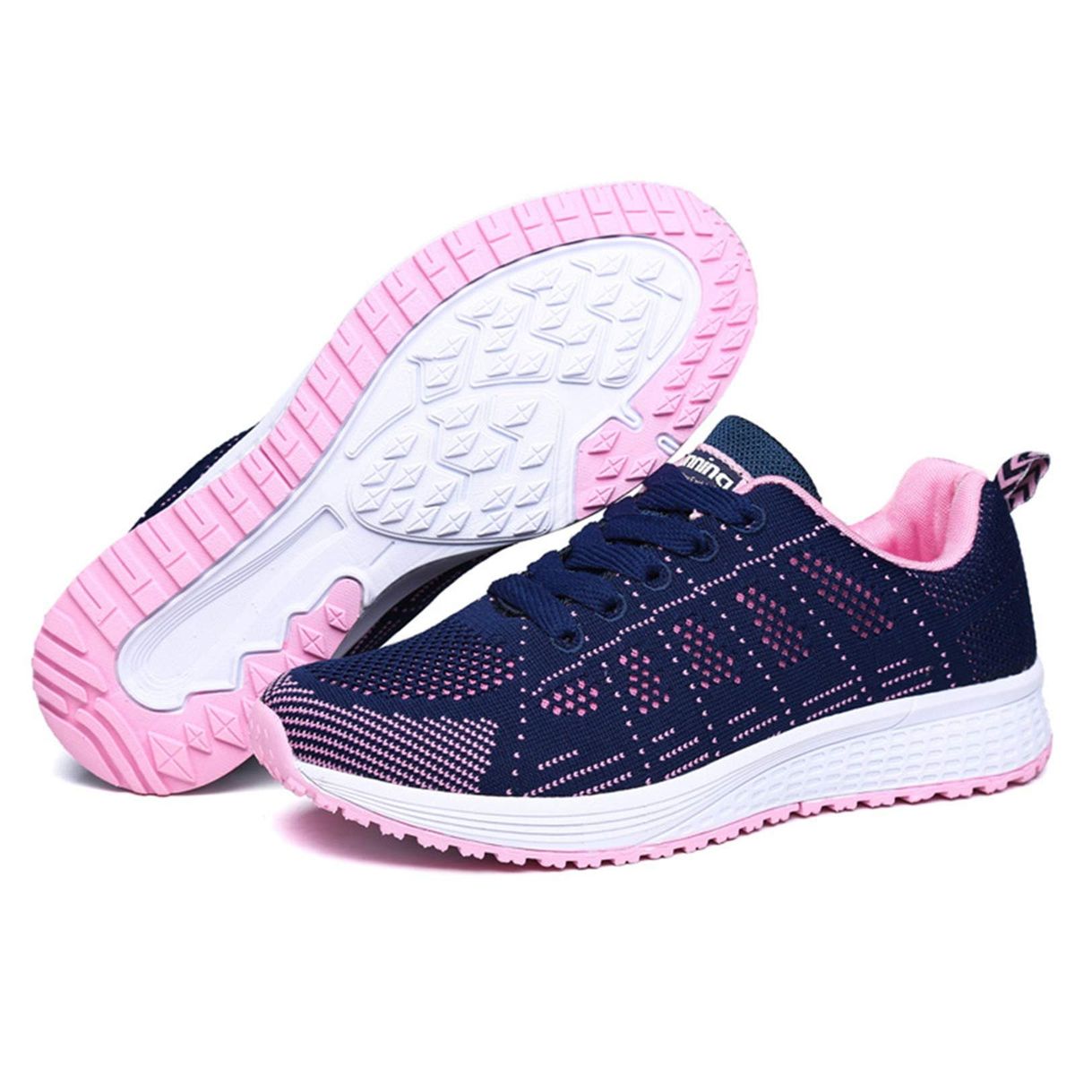 TIOZONEY - Zapatillas casuales para Mujer - Azul