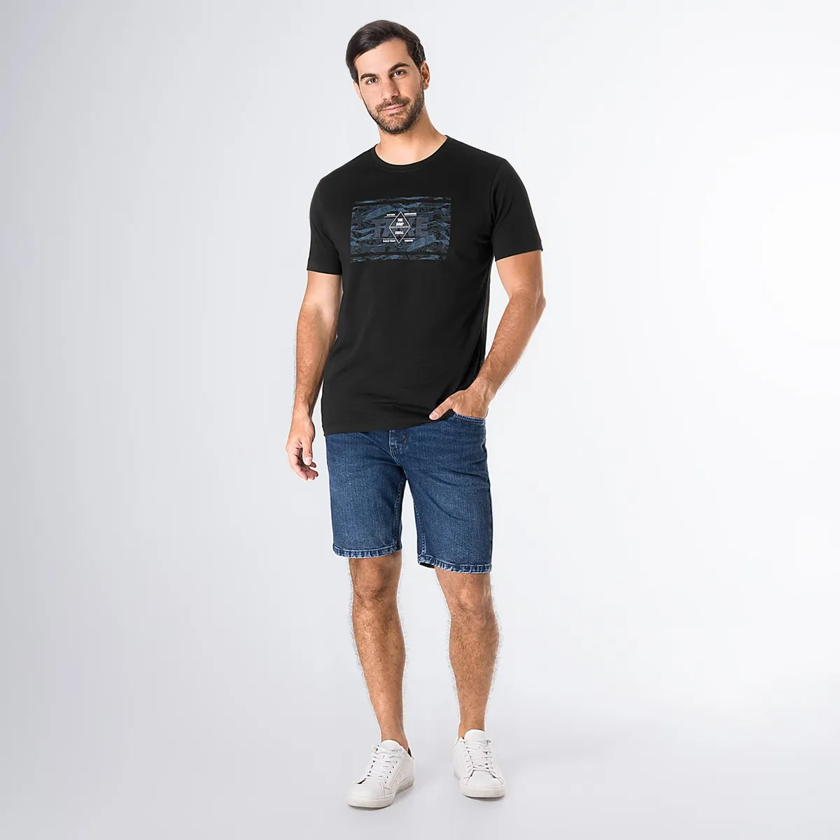 PIONIER - Bermuda Denim Stretch Odhell Pionier