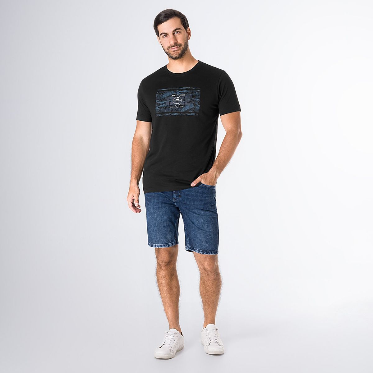 PIONIER - Bermuda Denim Stretch Odhell Pionier