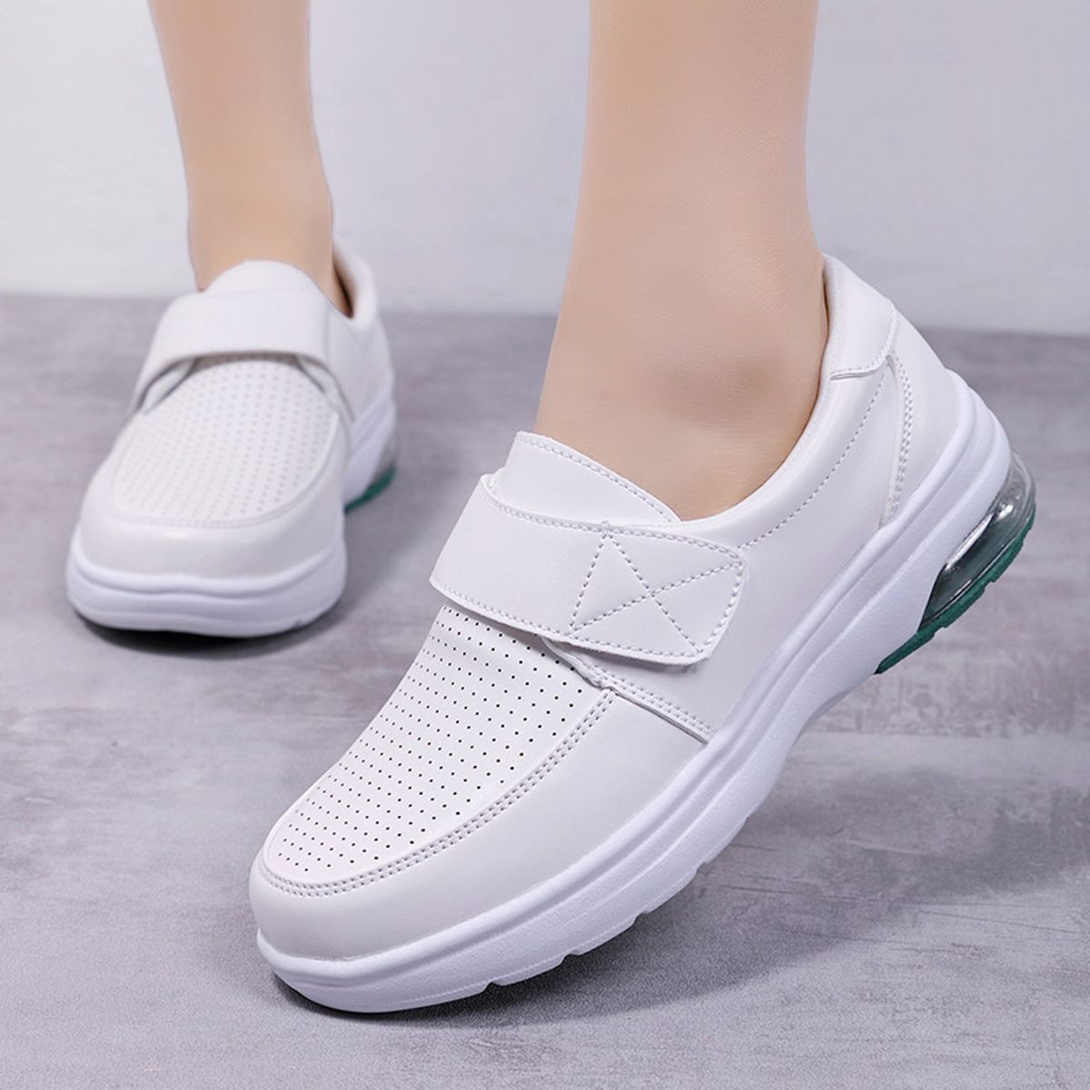 TIOZONEY - Zapatillas casuales para Mujer - Blanco