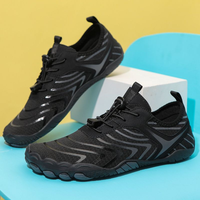 TIOZONEY - Calzado de senderismo descalzo Negro