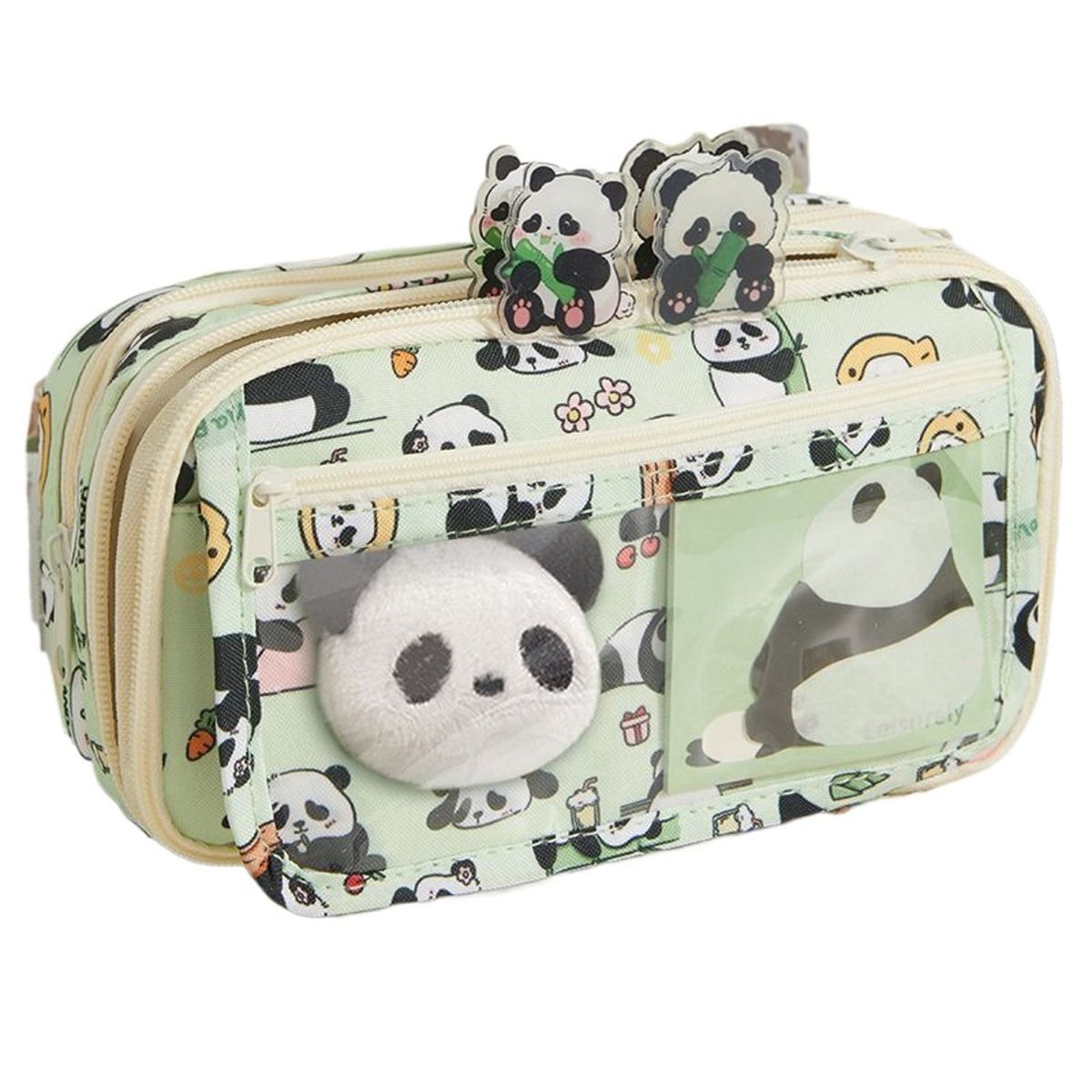 TIOZONEY - Estuche para bolígrafo de estudiante Panda