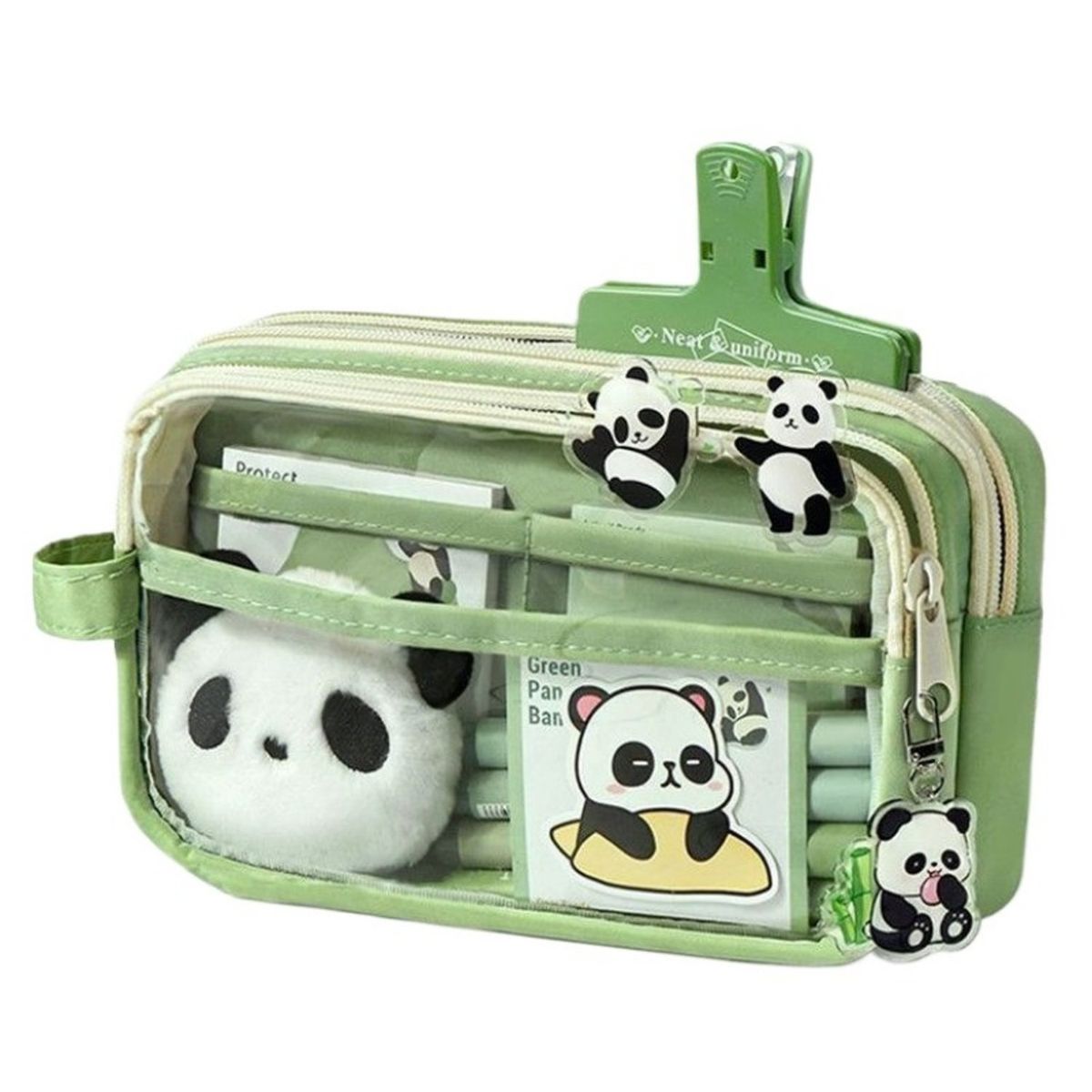 TIOZONEY - Estuche para bolígrafo de estudiante Panda