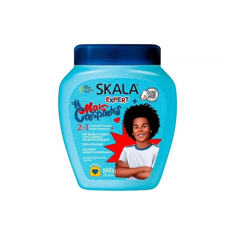 SKALA - CREMA PARA PEINAR SKALA PARA NIÑOS RIZOS RULOS MAIS CRESPINHOS