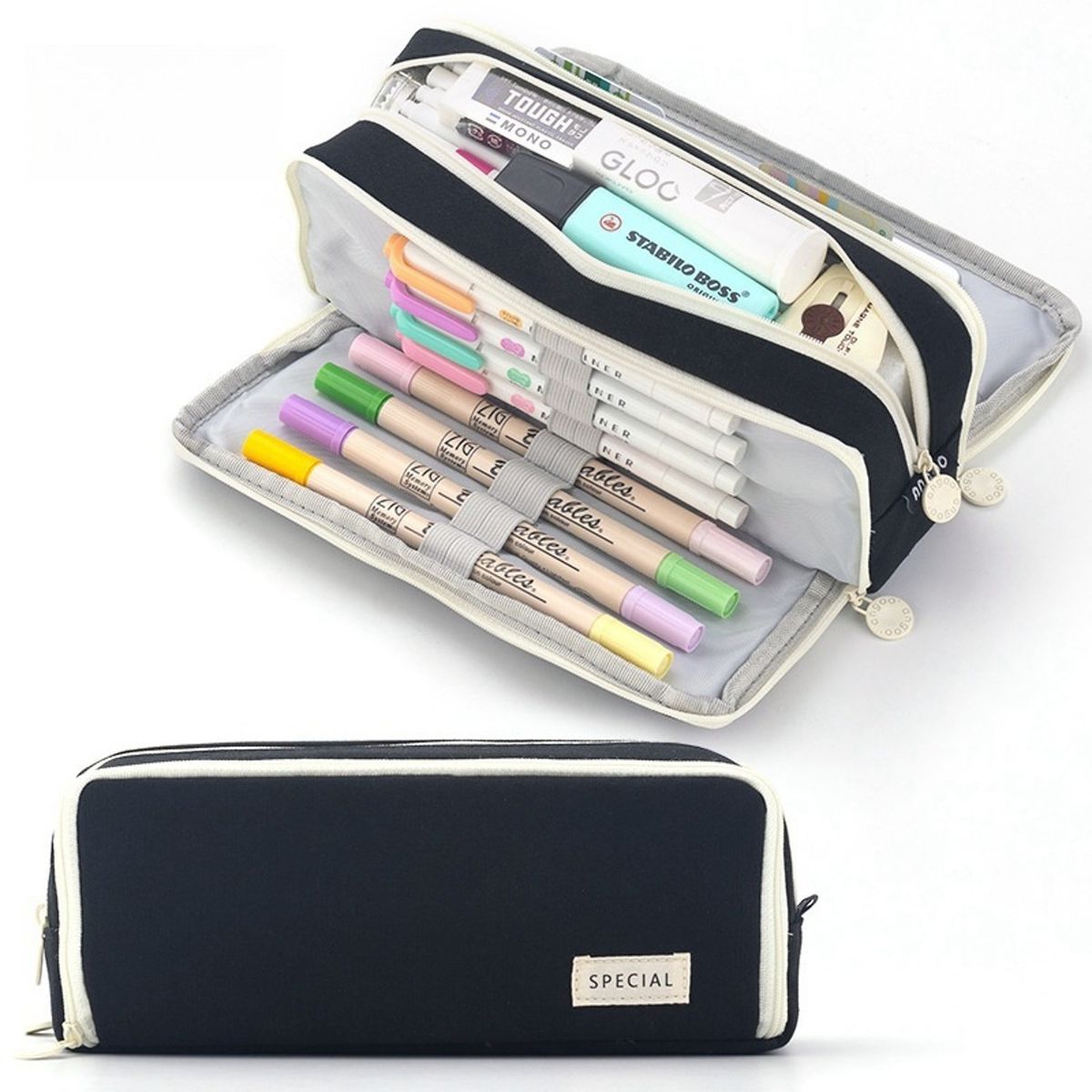 TIOZONEY - Estuche Para Lapices Escolar Gran Capacidad