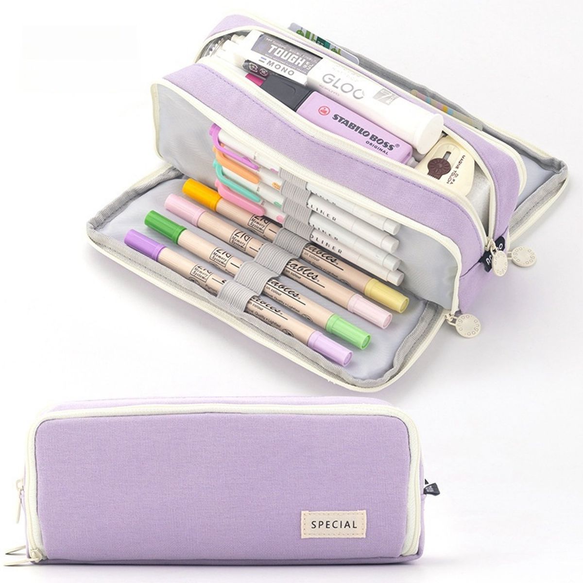 TIOZONEY - Estuche Para Lapices Escolar Gran Capacidad