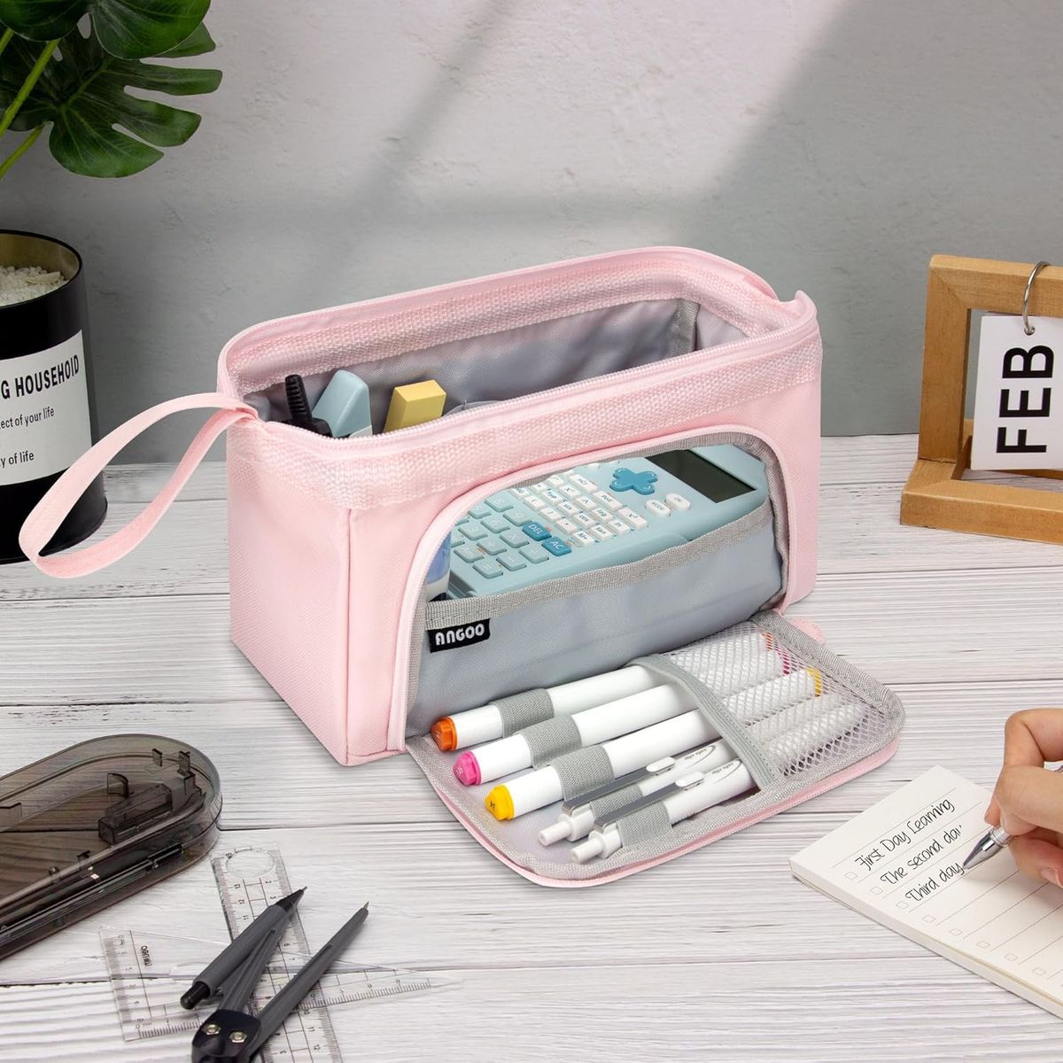 TIOZONEY - Estuche grande para lápices