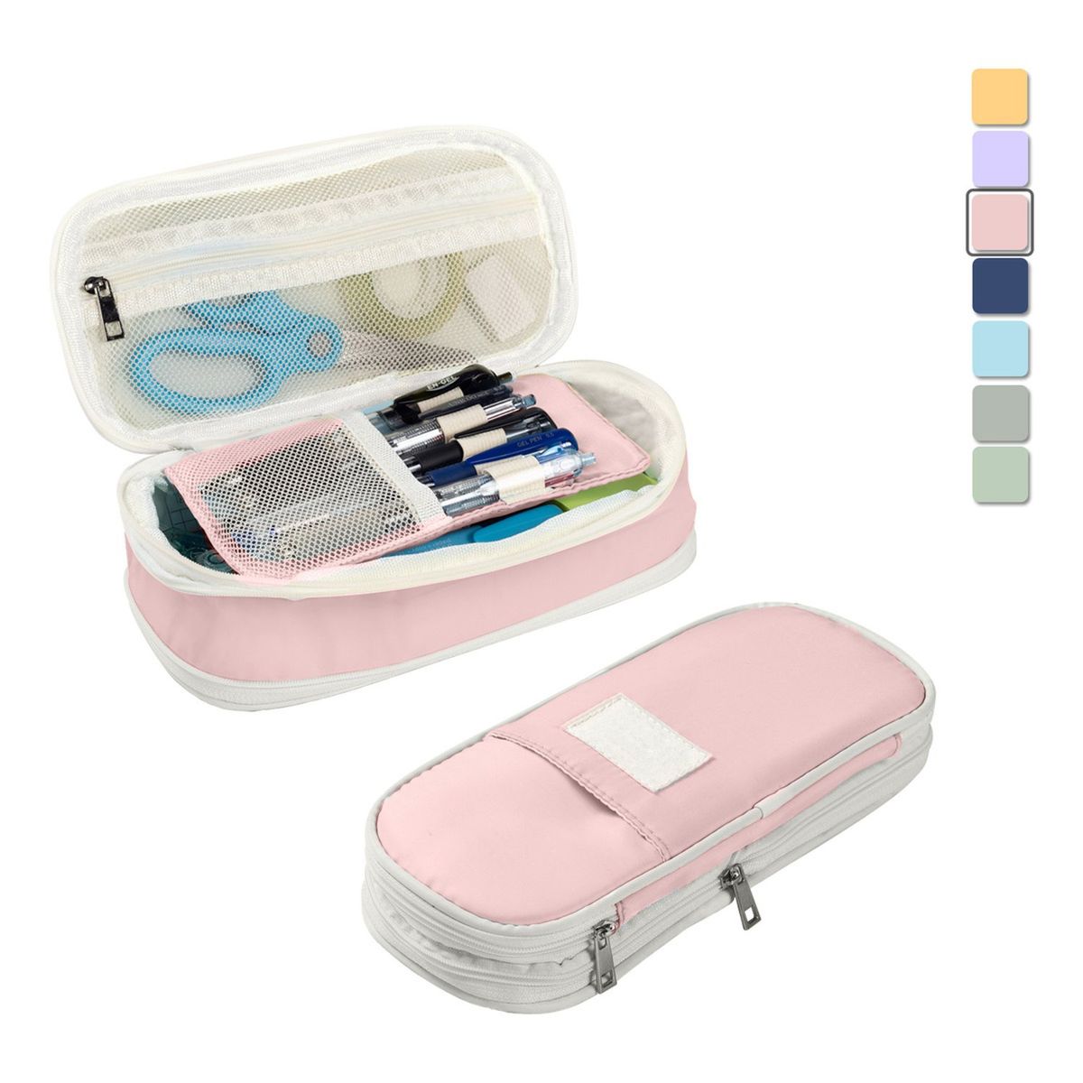 TIOZONEY - Estuche Para Lapices Expandible Capa De Gran Capacidad