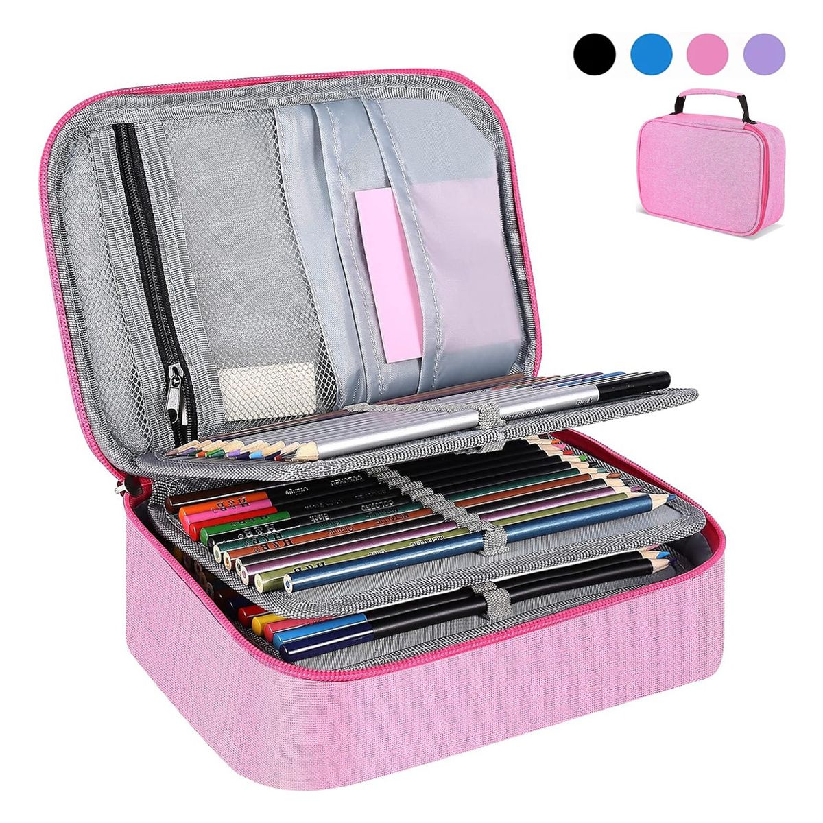 TIOZONEY - Estuche Para Lapices 72 Ranuras Lapiceras Organizadoras
