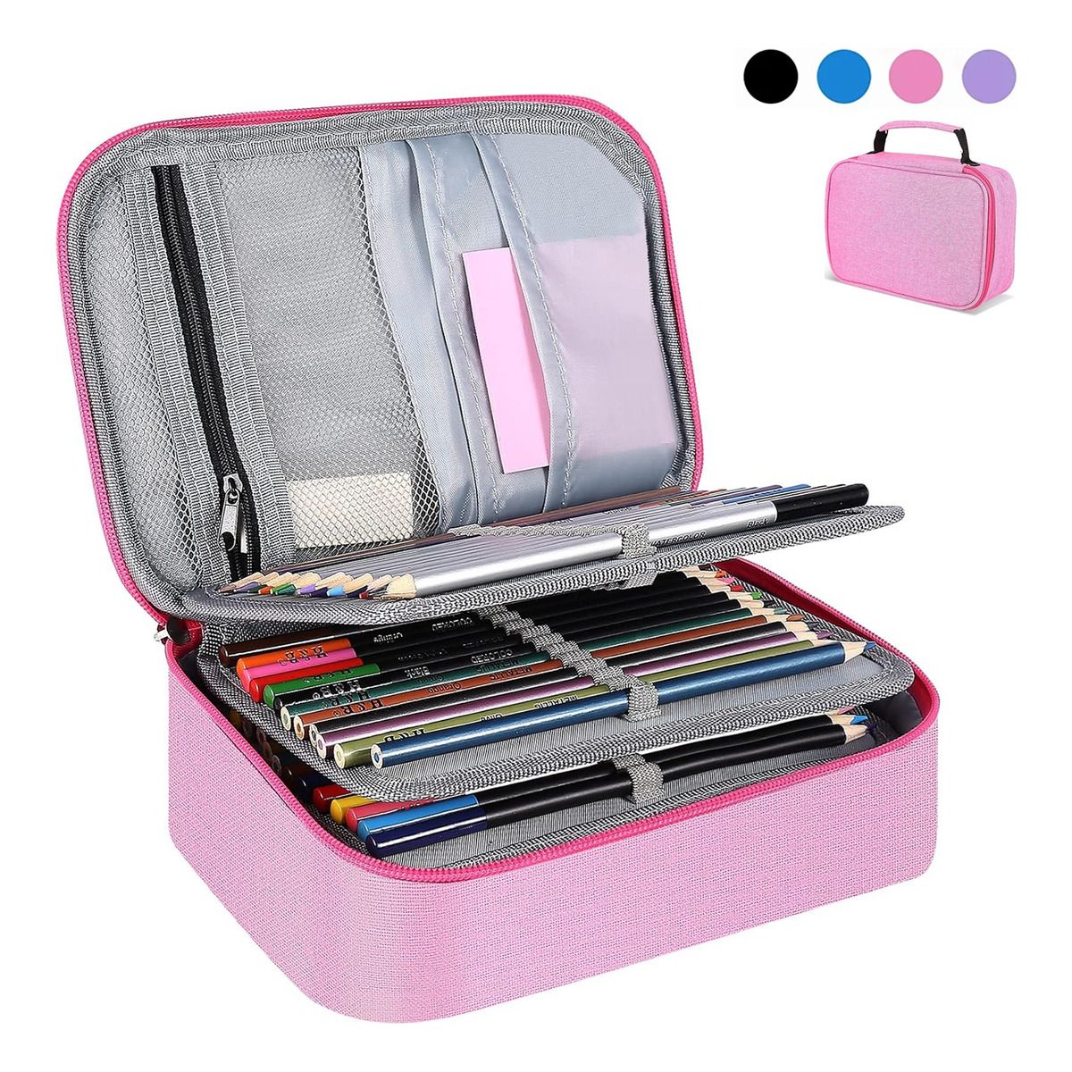 TIOZONEY - Estuche Para Lapices 72 Ranuras Lapiceras Organizadoras