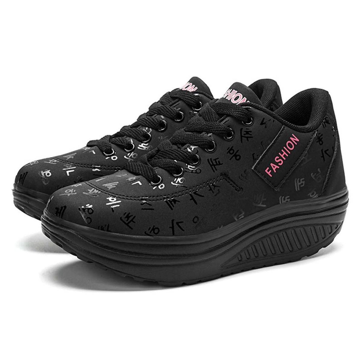 TIOZONEY - Zapatillas casuales para Mujer - Negro