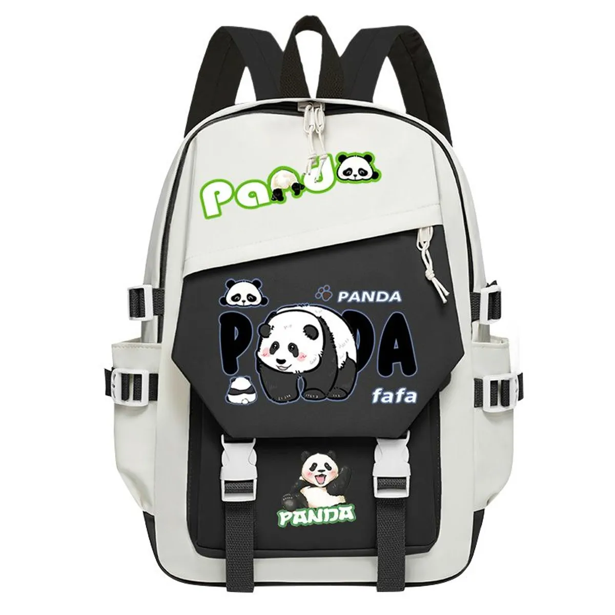 TIOZONEY - Mochila escolar panda para estudiantes