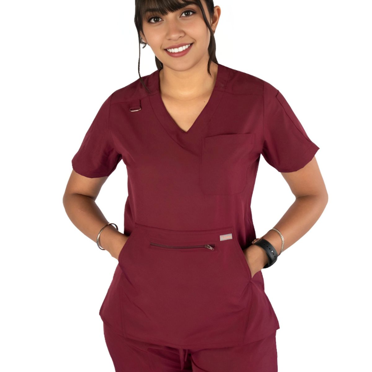 TWELVE - Twelve - conjunto médico scrub Emily - Guinda