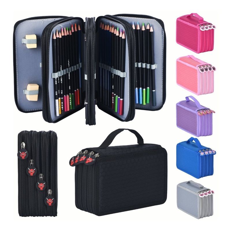 TIOZONEY - Estuche Escolar 72ranura Gran Capacidad Organizador Lapicera