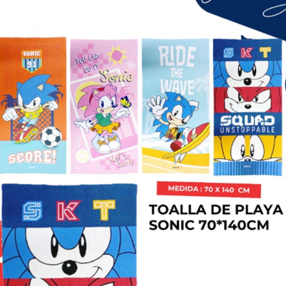 GENERICO - Toalla de Playa 70x140cm