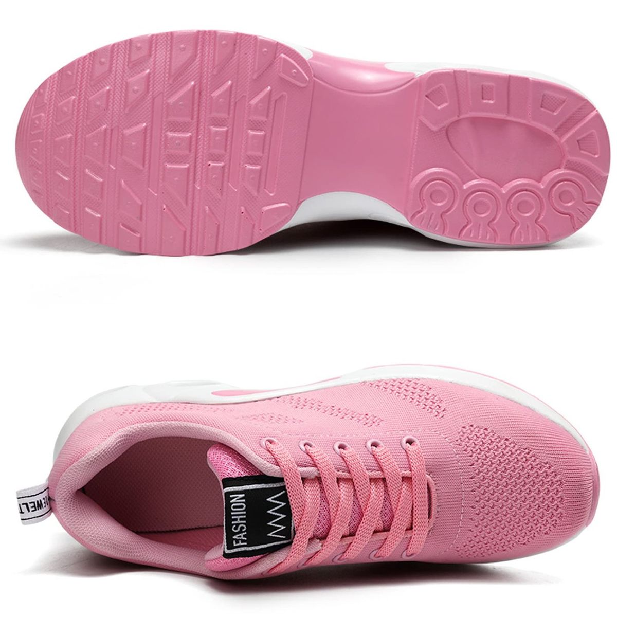 TIOZONEY - Zapatillas casuales para Mujer - Rosa