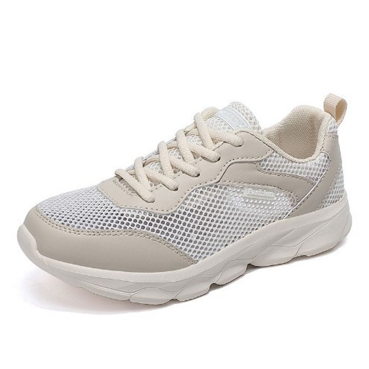 TIOZONEY - Zapatillas casuales para Mujer - Beige