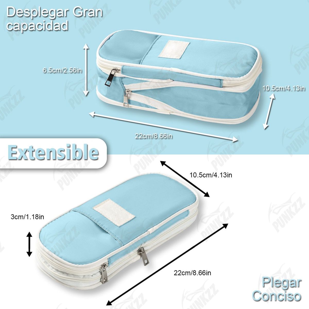 TIOZONEY - Estuche Para Lapices Expandible Capa De Gran Capacidad