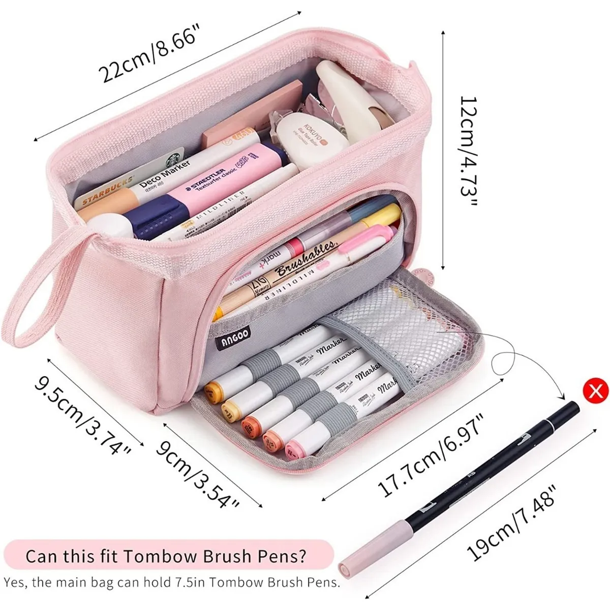 TIOZONEY - Estuches escolares 22x12cm