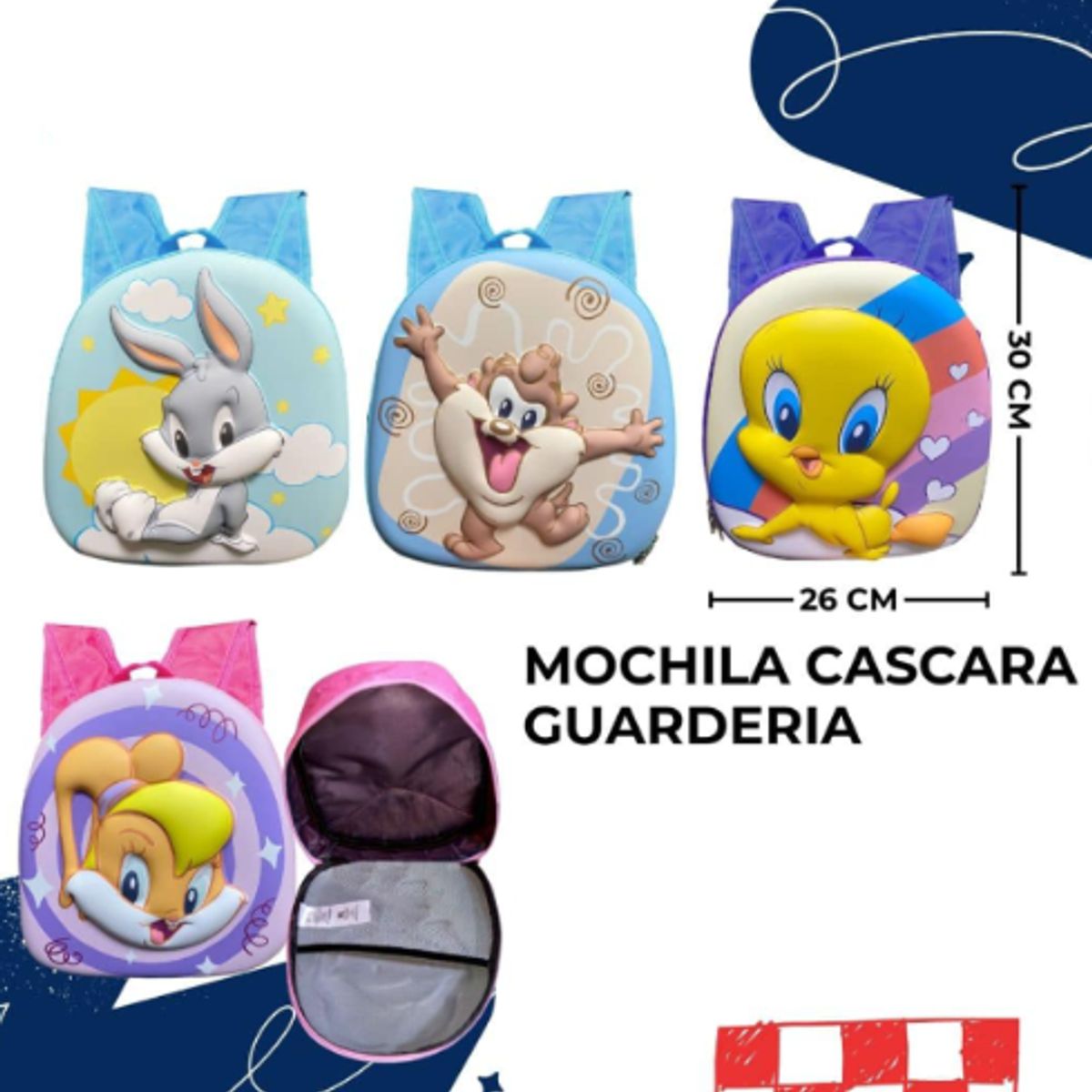 GENERICO - MOCHILA 3D PARA NIÑOS