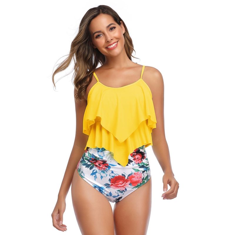 TIOZONEY - Traje de baño de dos piezas para mujer