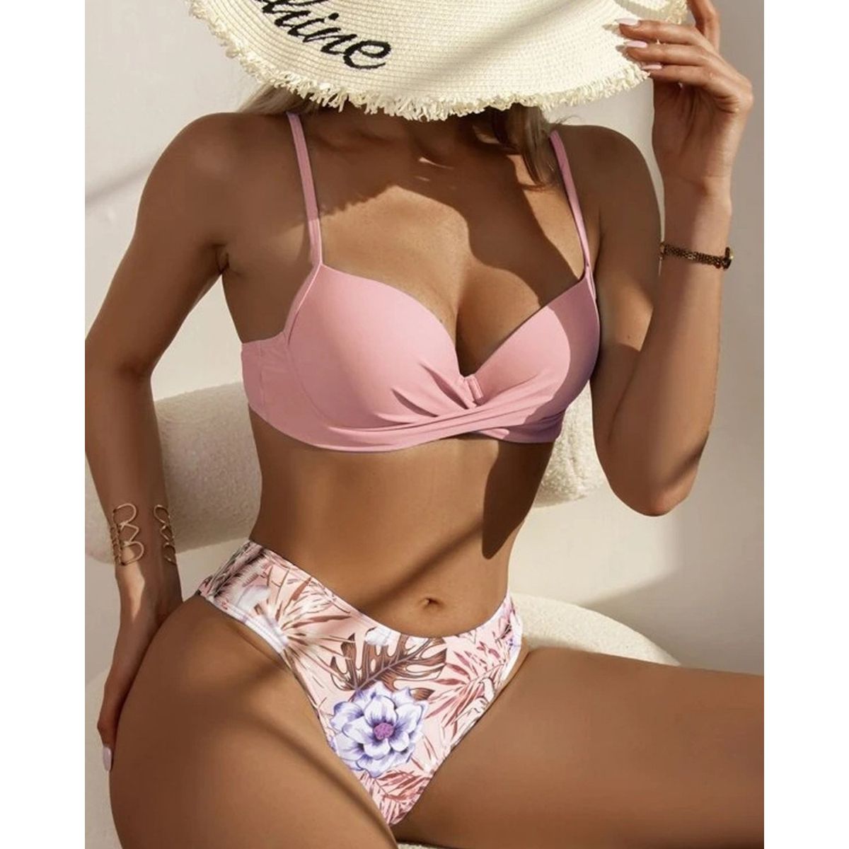 TIOZONEY - Conjunto bikini mujer
