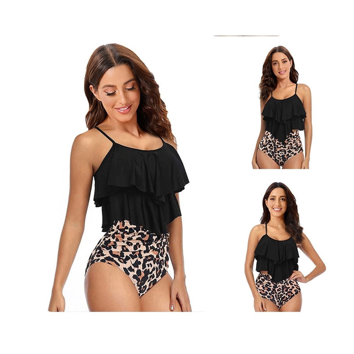 TIOZONEY - Traje de baño de dos piezas para mujer