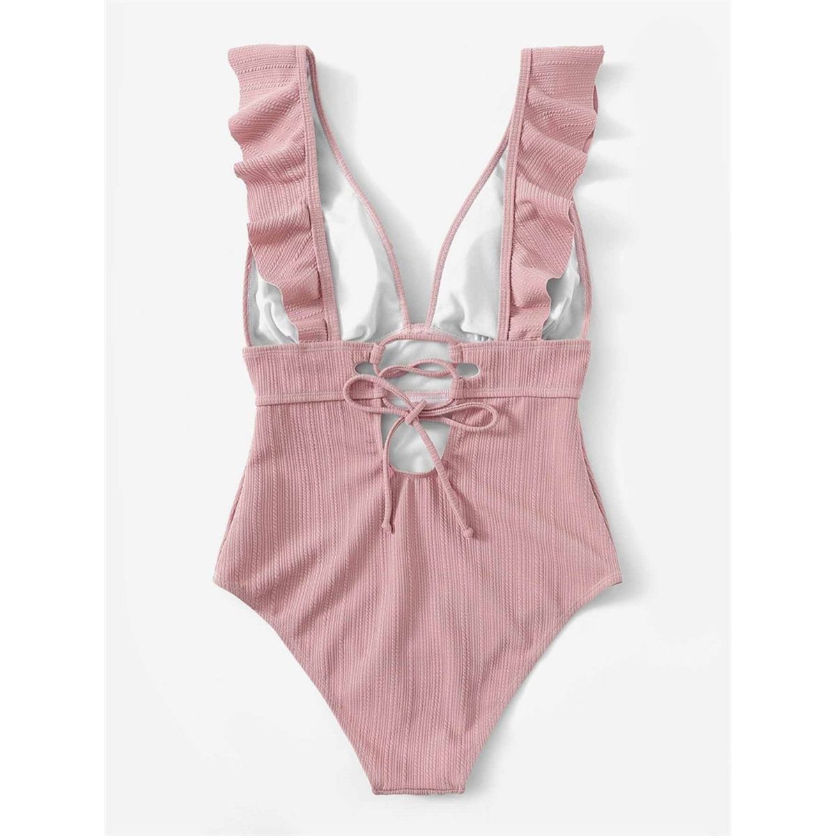 TIOZONEY - Traje de Baño Mujer Rosa