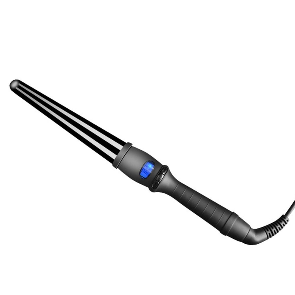 TIOZONEY - Rizador Cónico de Cerámica de un solo tubo con Enchufe Europeo