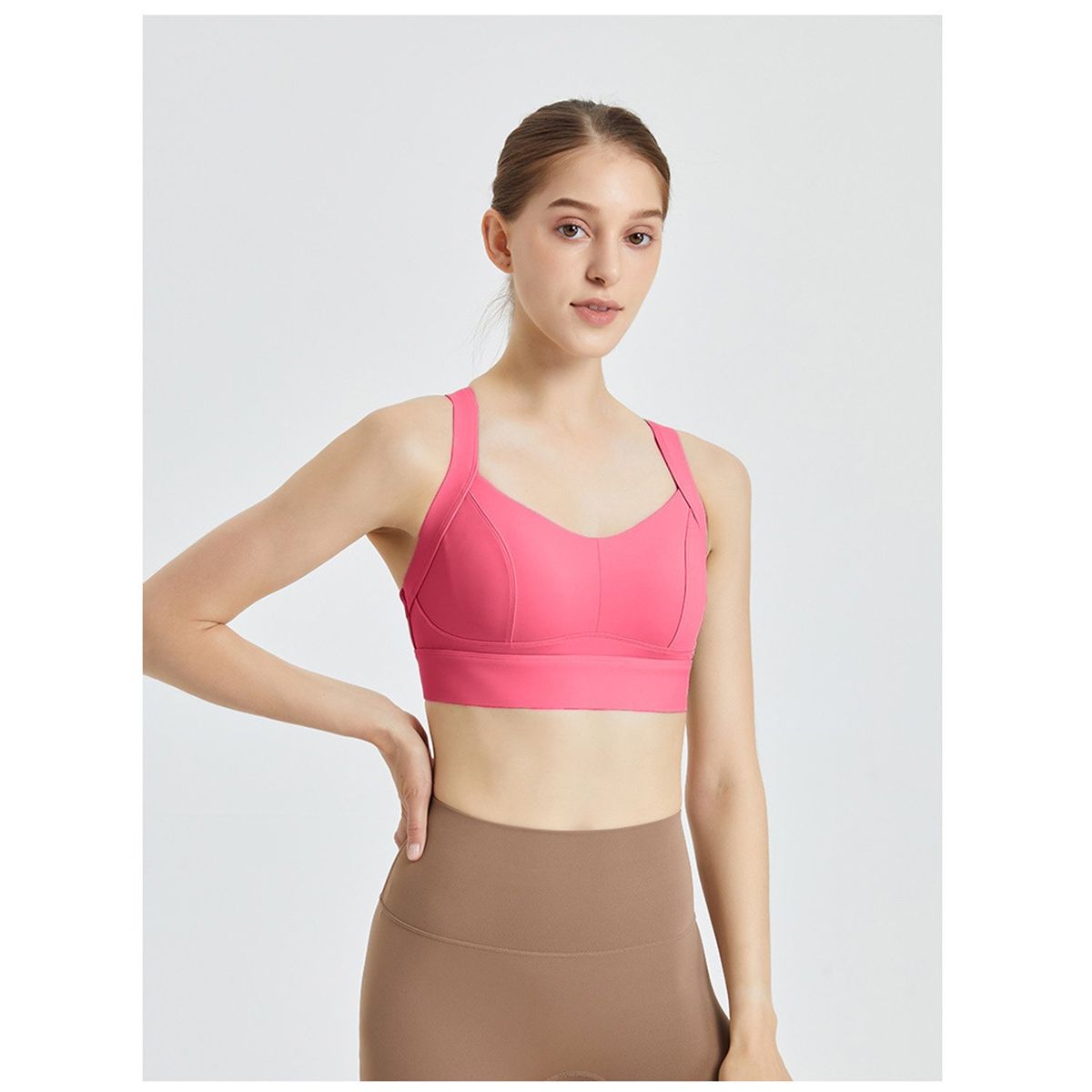 TIOZONEY - Sujetador deportivo de alto impacto para mujer