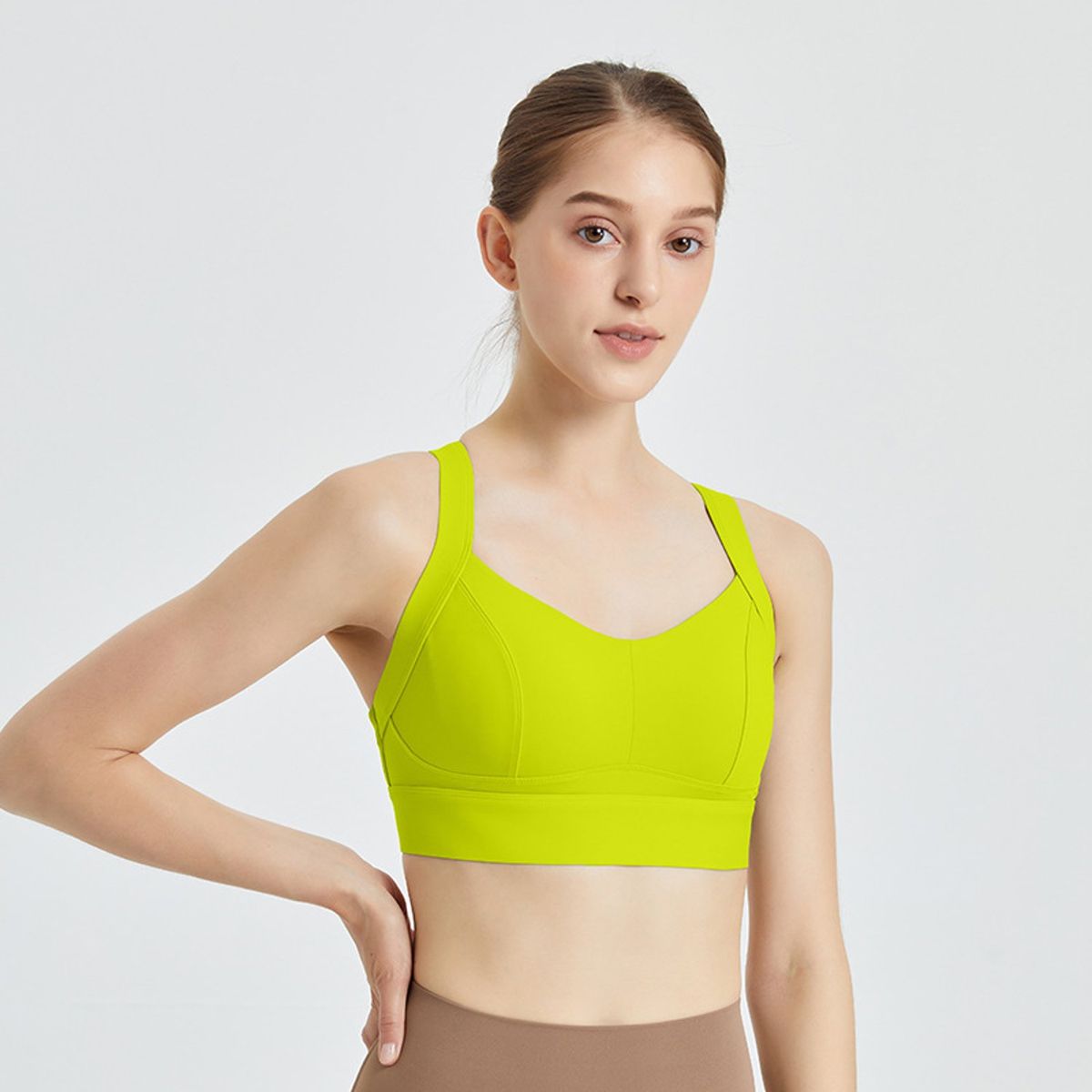 TIOZONEY - Sujetador deportivo de alto impacto para mujer