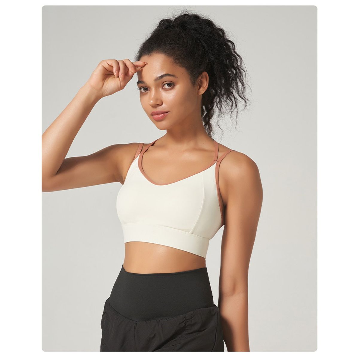 TIOZONEY - Sujetador deportivo sin espalda