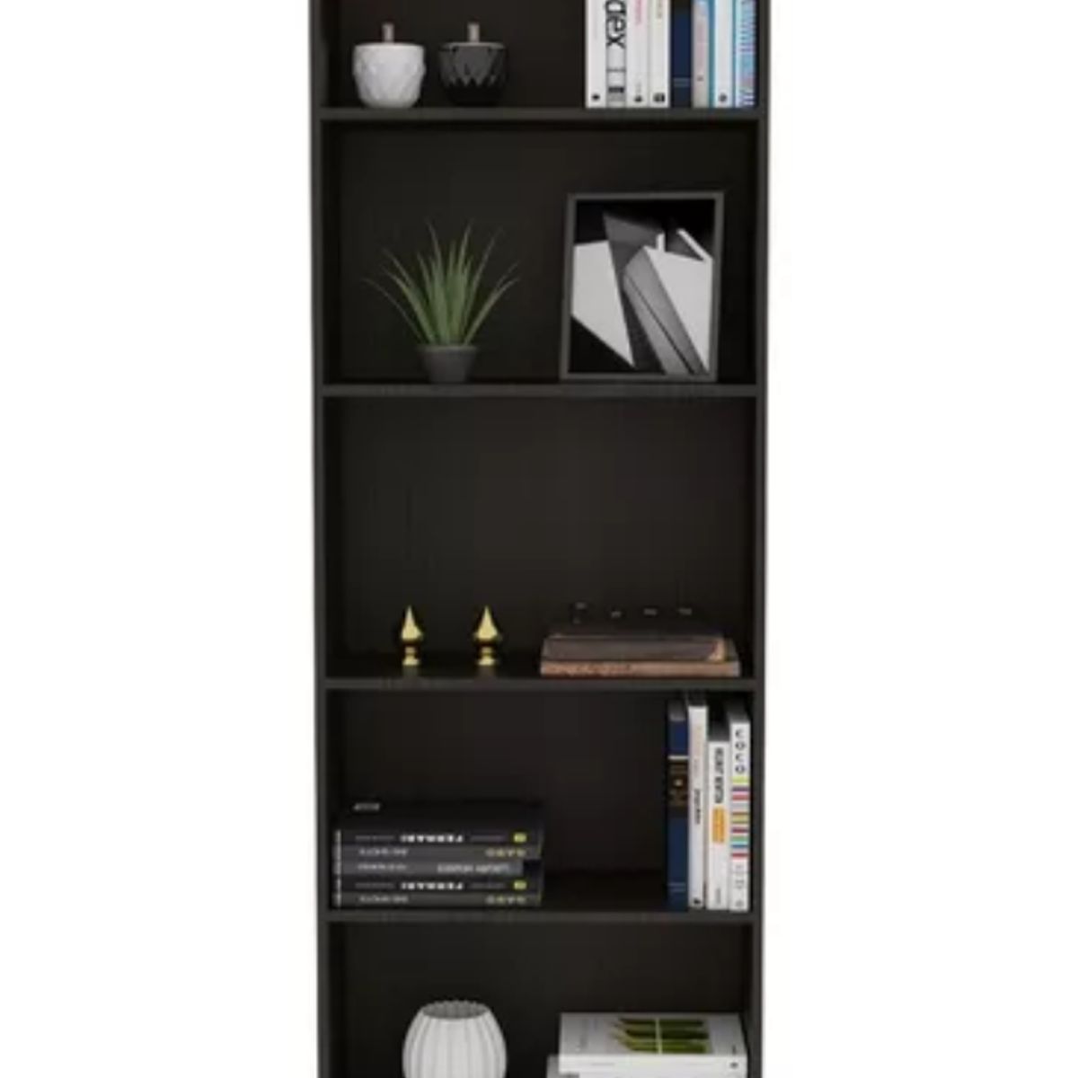 NACION MUEBLES - ESTANTE NACION MUEBLES TIM8 COLOR NEGRO