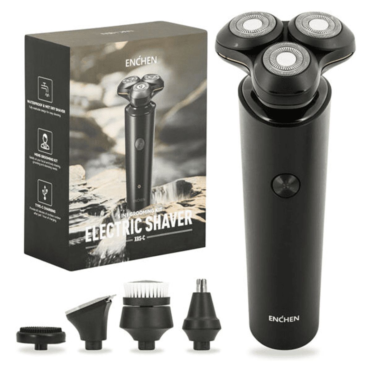 ENCHEN - Afeitadora Multifuncional - Enchen - X8S-C - 5 en 1