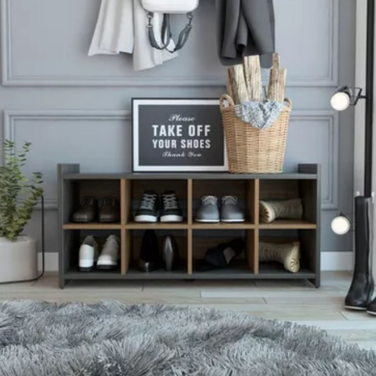 NACION MUEBLES - ZAPATERO NACION MUEBLES HURT COLOR DUNA