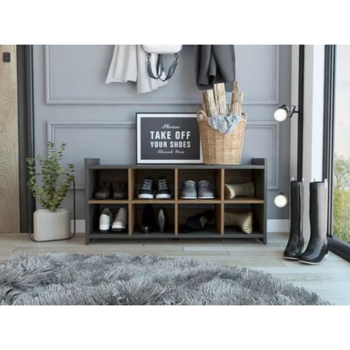 NACION MUEBLES - ZAPATERO NACION MUEBLES HURT COLOR DUNA