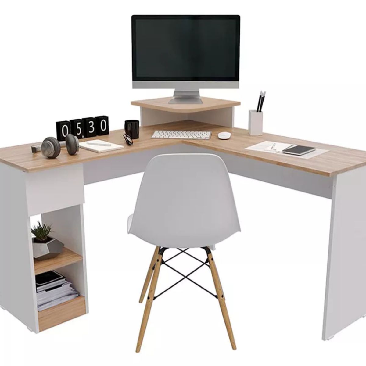 NACION MUEBLES - ESCRITORIO NACION MUEBLES TIME COLOR MULTICOLOR