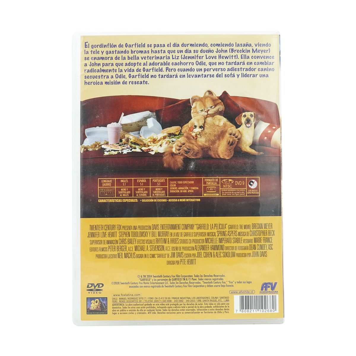 GENERICO - Dvd Original Garfield La Película