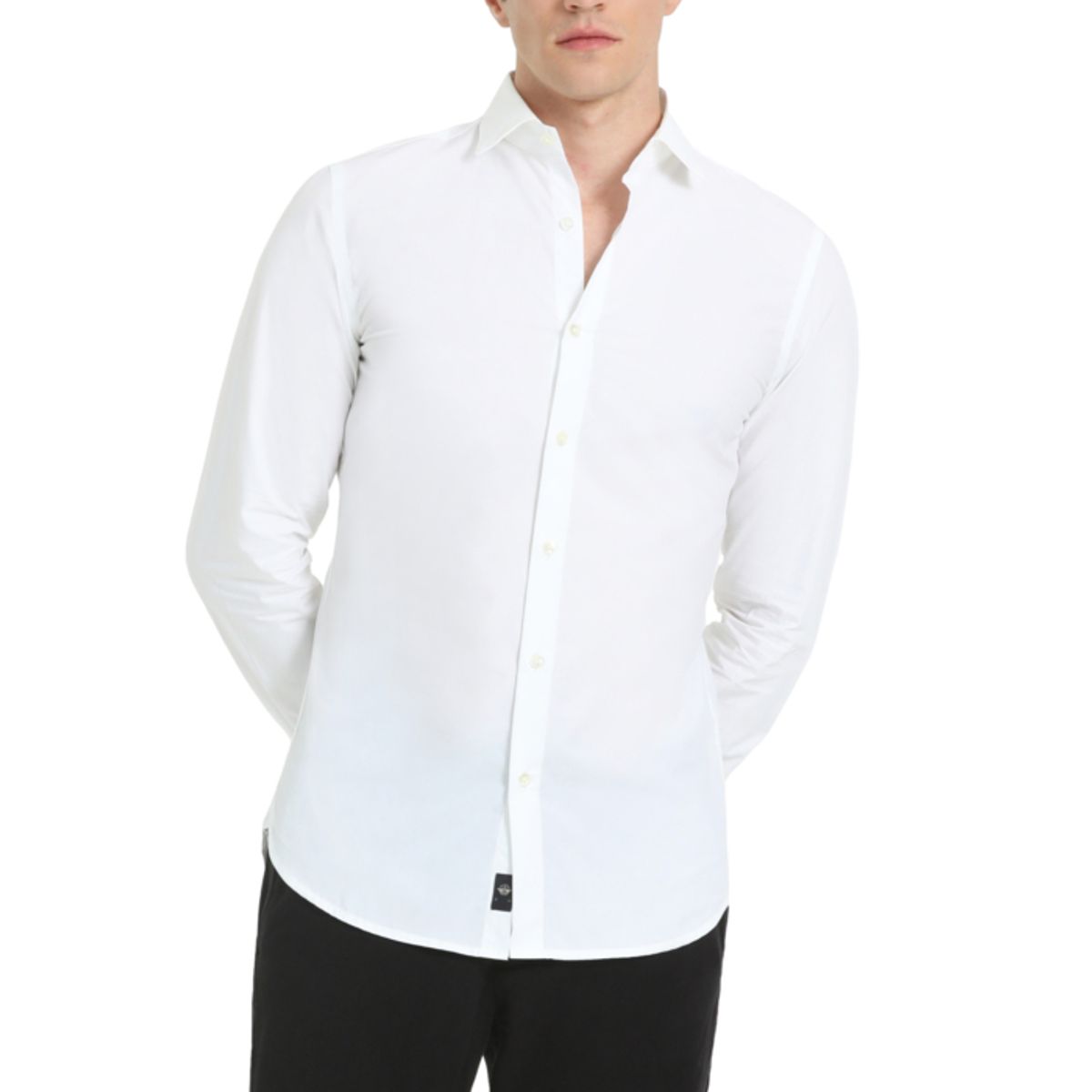 DOCKERS - Camisa Hombre Crafted Slim Fit Blanco Dockers