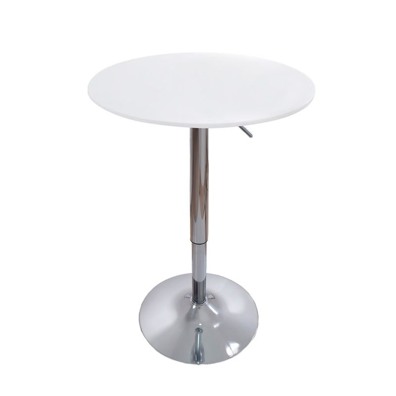 OFIDEAS - Mesa de Bar Regulable en Altura Flap Mdf Blanca Ofideas