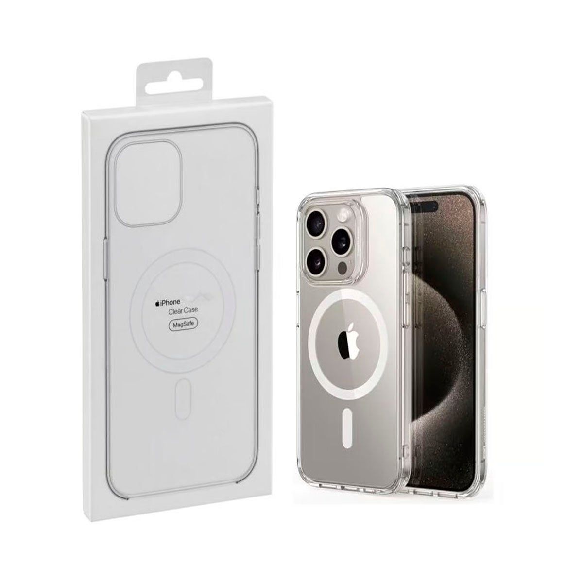 GENERICO - Case Magsafe Para iPhone 16 Pro Max Clear
