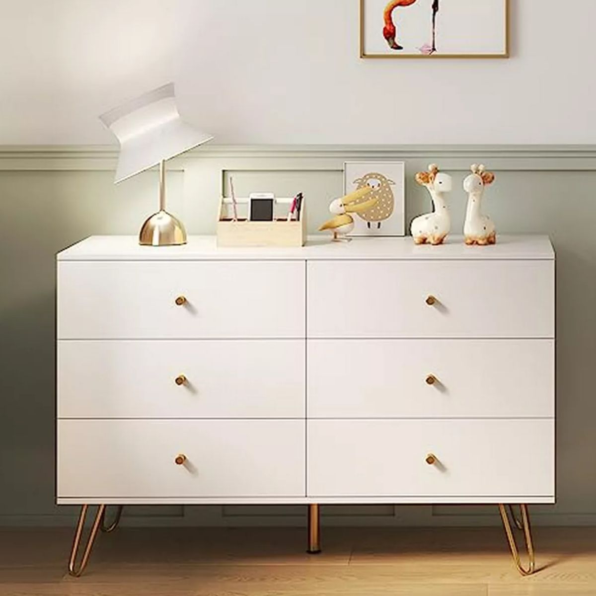 NACION MUEBLES - COMODA NACION MUEBLES DIG0 COLOR BLANCO