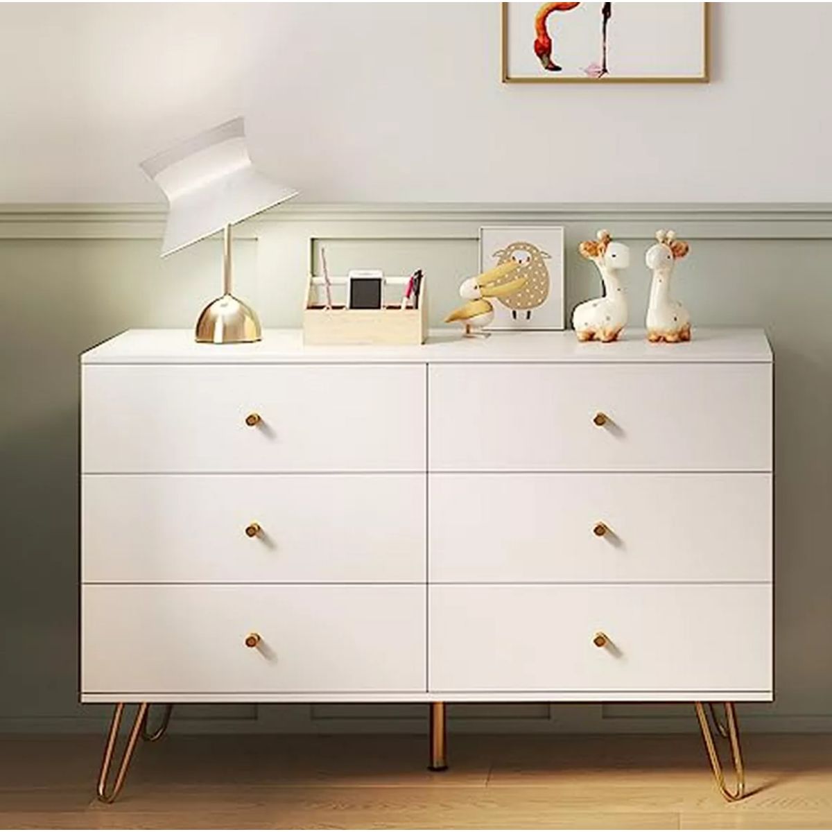 NACION MUEBLES - COMODA NACION MUEBLES DIG0 COLOR BLANCO