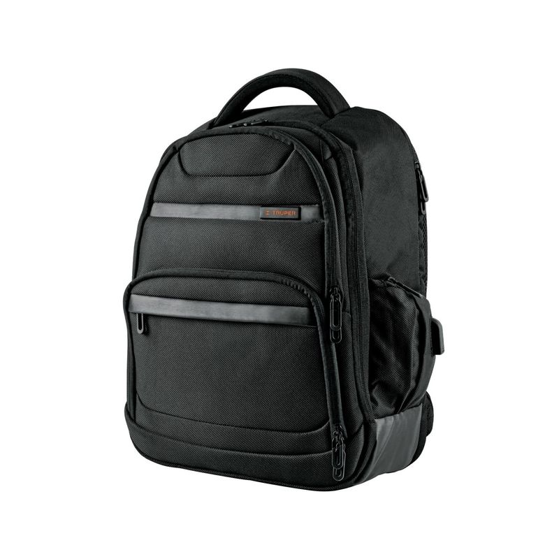 TRUPER - Mochila universitaria con porta laptop y puerto usb Truper