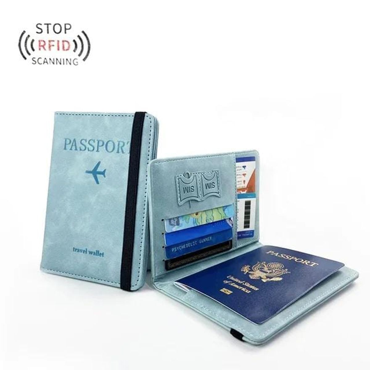 GENERICO - PORTA PASAPORTE TRAVEL WALLET  CARTERA BILLETERA