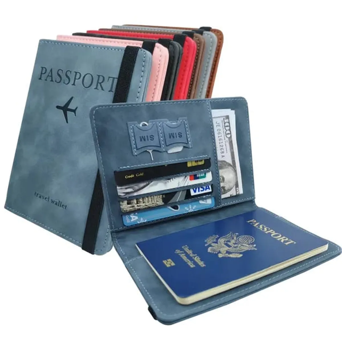 GENERICO - PORTA PASAPORTE TRAVEL WALLET  CARTERA BILLETERA