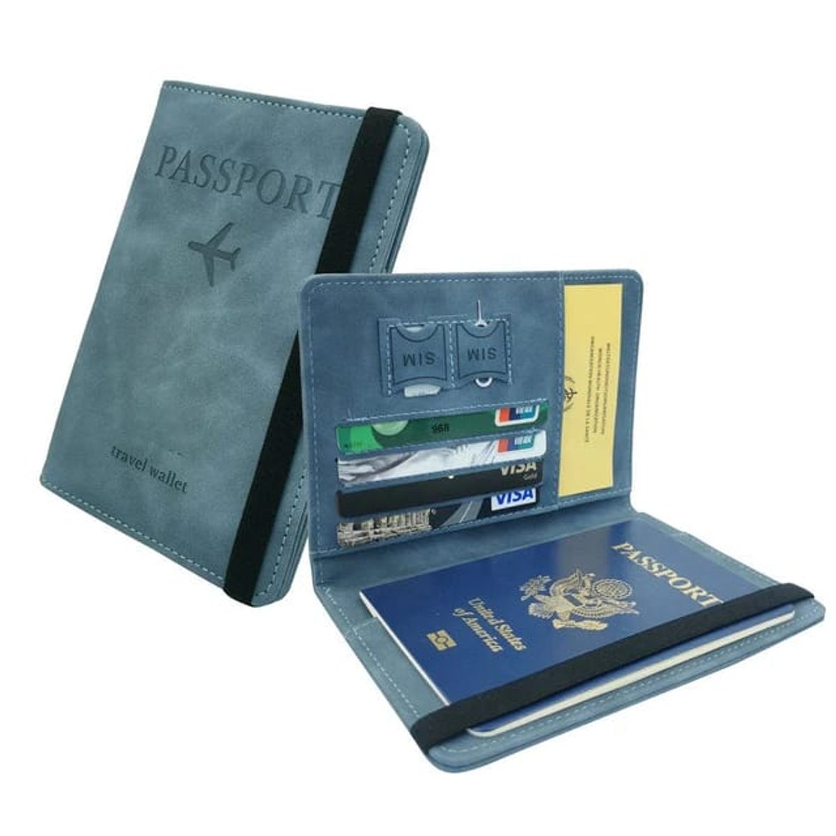 GENERICO - PORTA PASAPORTE TRAVEL WALLET  CARTERA BILLETERA